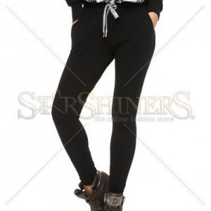 Pantaloni MissQ Sporty Wear Black - Pantaloni -