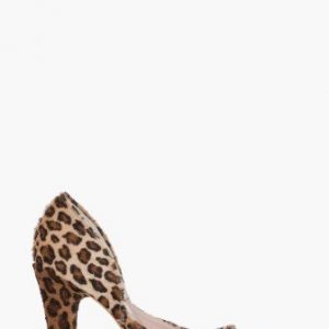 Pantofi leopard din piele de ponei CB051 - Pantofi -